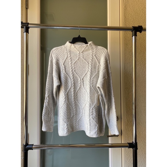 St. John's Bay Womens Mock Neck Pullover Sweater - Picture 3 of 8